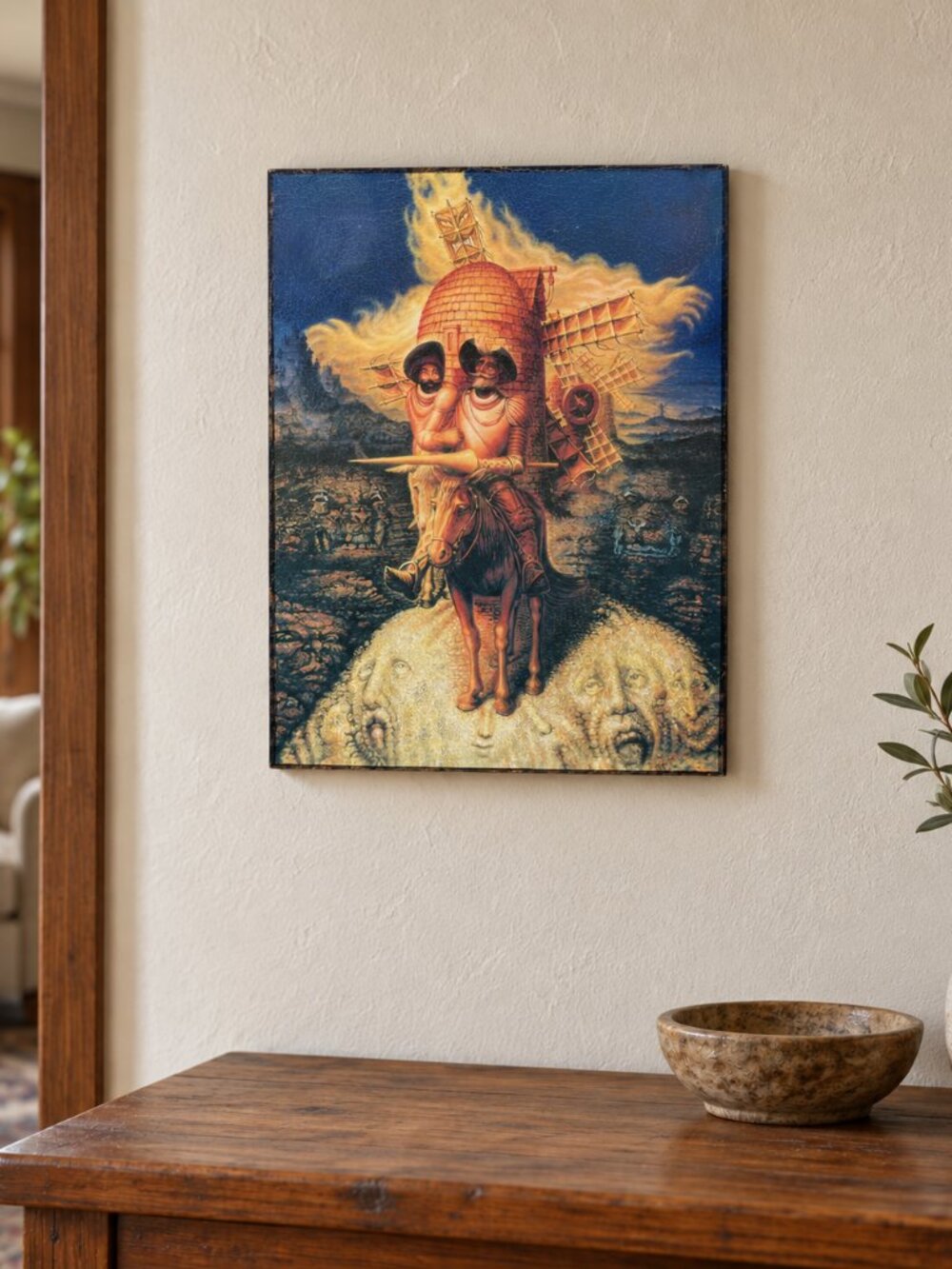 Octavio Ocampo Visions of Quixote Surreal Optical Illusion Don Quixote Art
